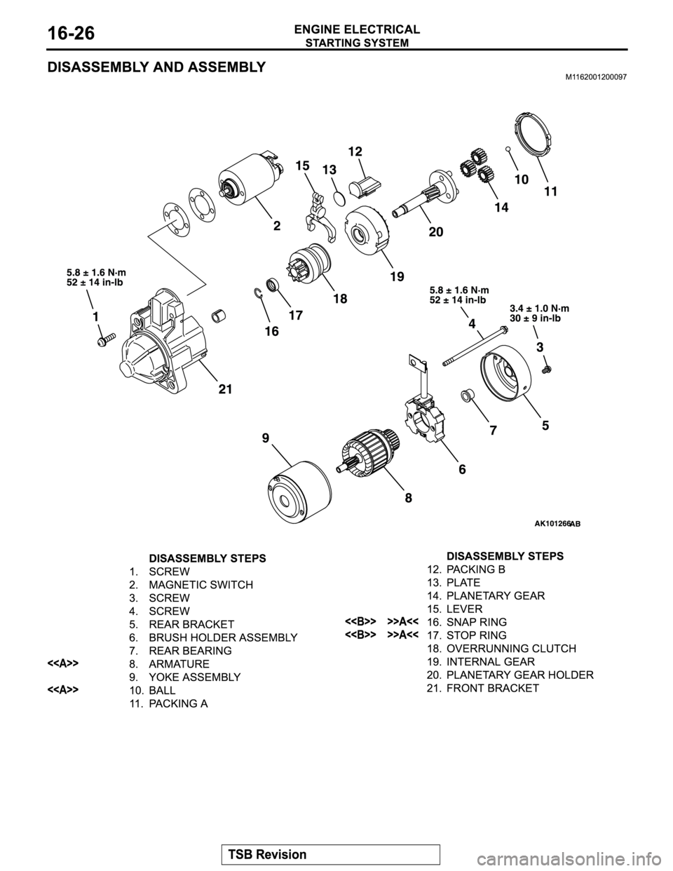 MITSUBISHI MONTERO SPORT 2004  Service Repair Manual 