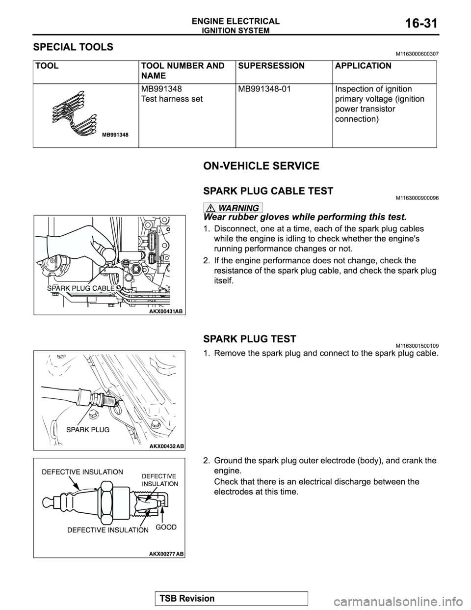MITSUBISHI MONTERO SPORT 2004  Service Repair Manual WA R N I N G 