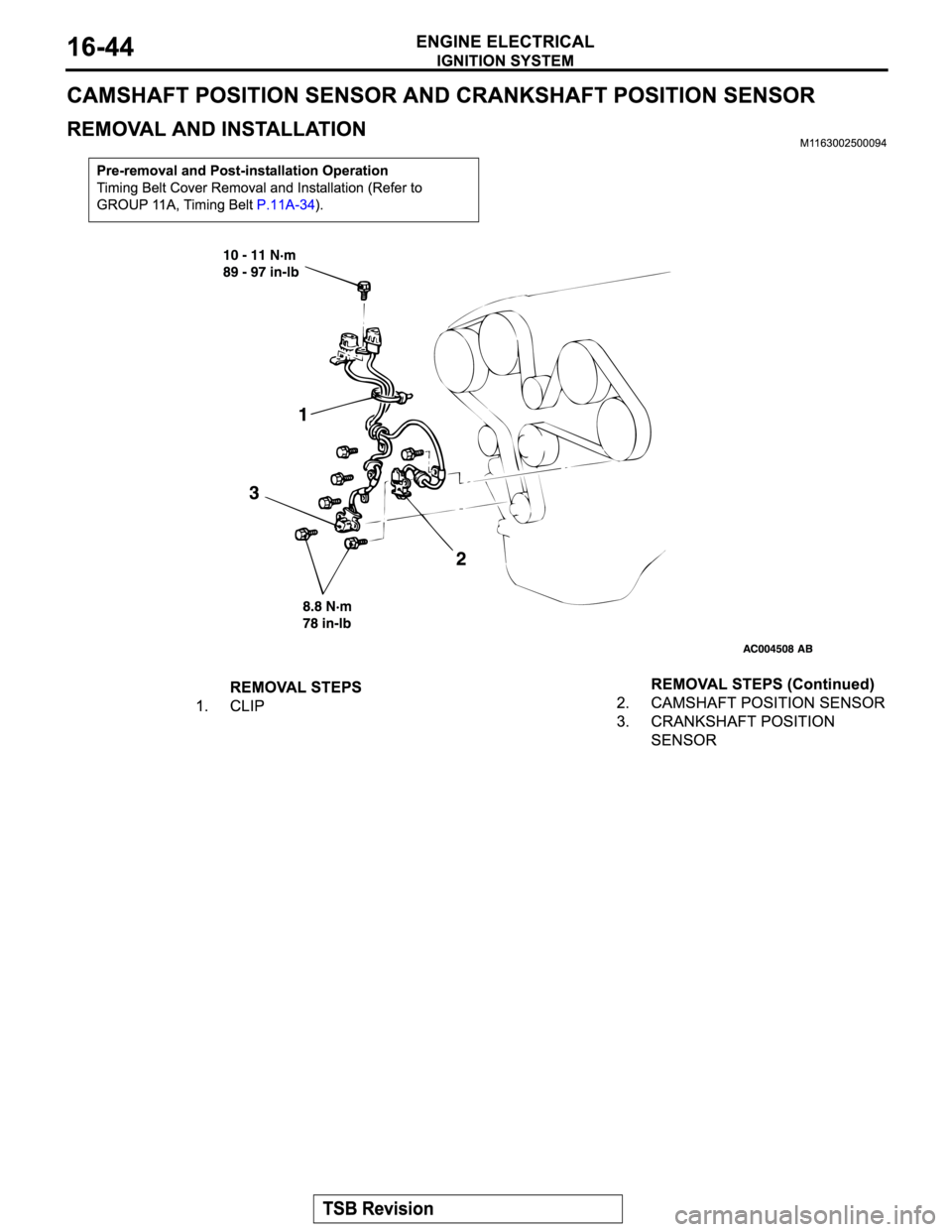 MITSUBISHI MONTERO SPORT 2004  Service Repair Manual 