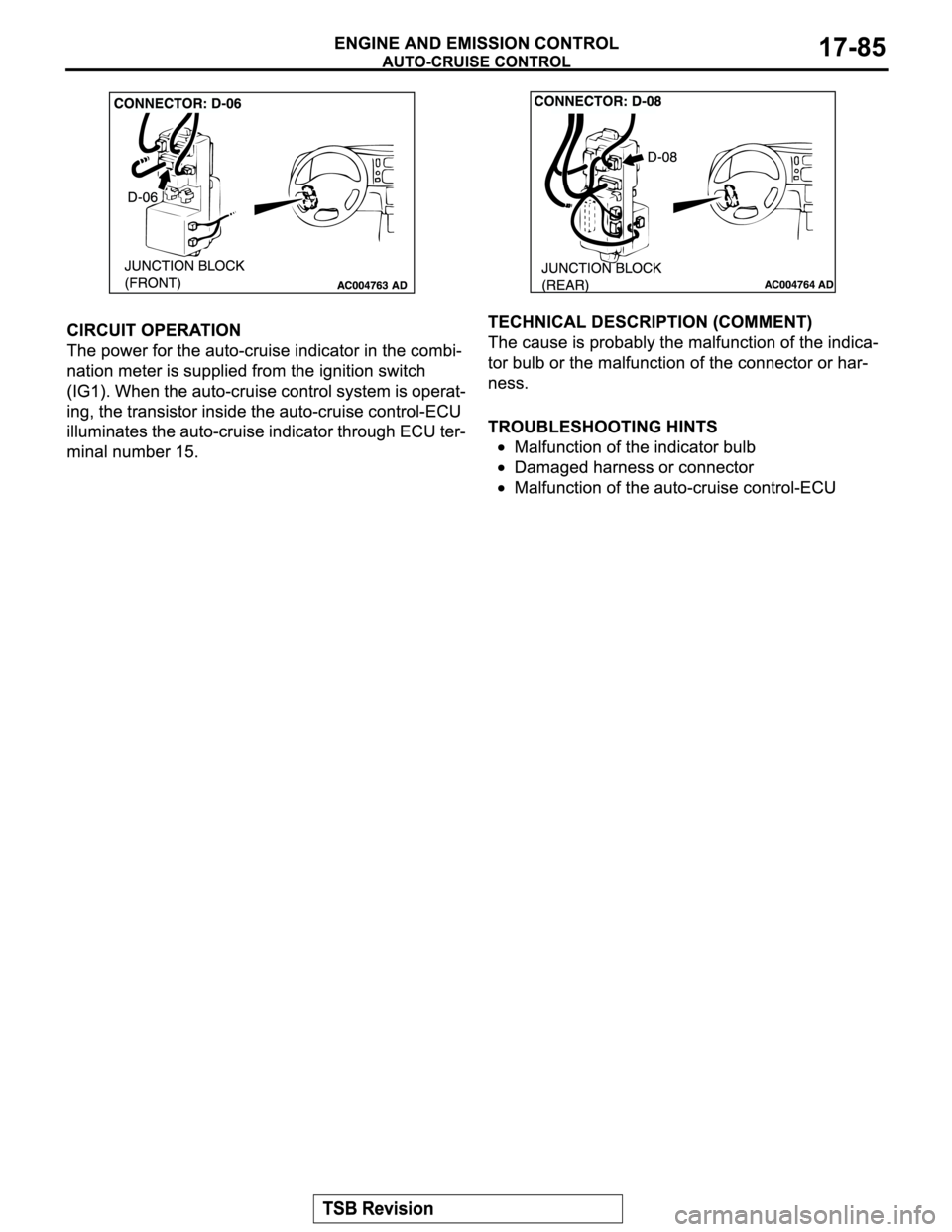 MITSUBISHI MONTERO SPORT 2004  Service Repair Manual 
