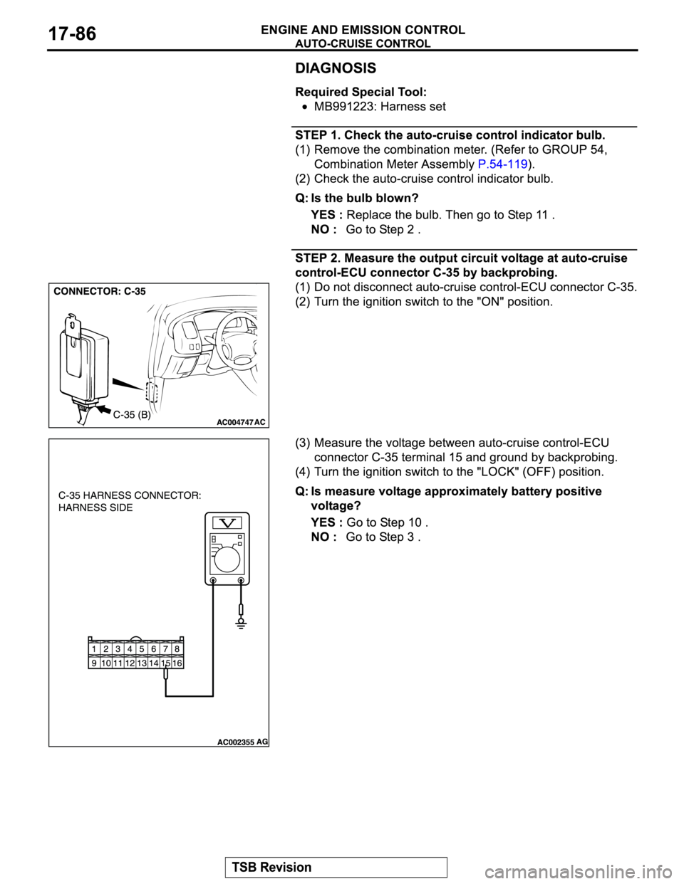 MITSUBISHI MONTERO SPORT 2004  Service Repair Manual 