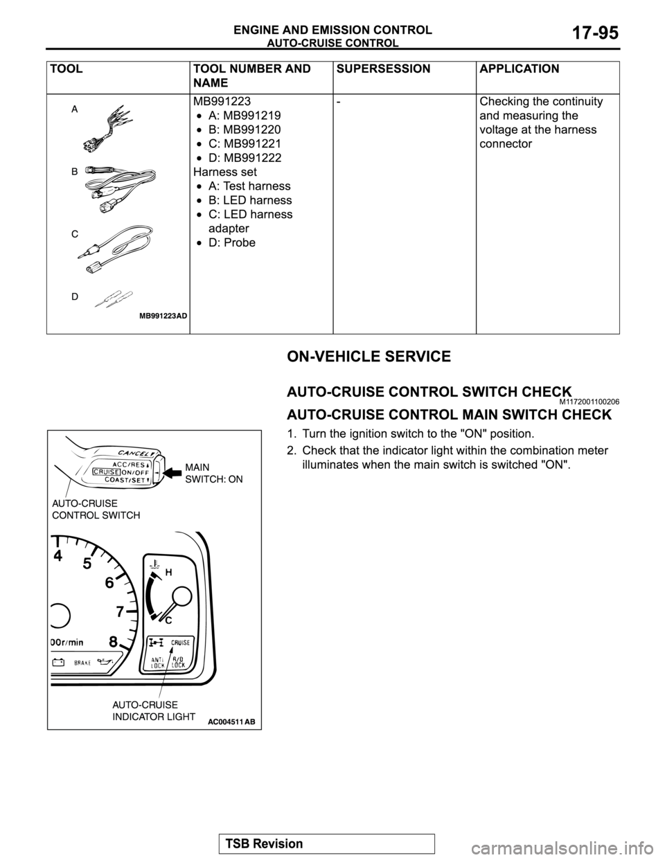 MITSUBISHI MONTERO SPORT 2004  Service Repair Manual 