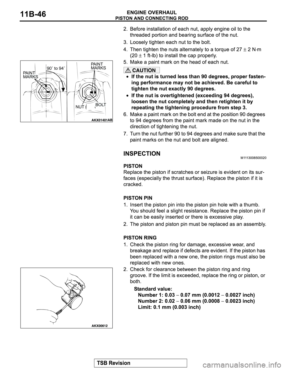 MITSUBISHI MONTERO SPORT 2004 Service Repair Manual 90˚ to 94˚PA I N T
MARKS
NUT
BOLT
PA I N T
MARKS MITSUBISHI MONTERO SPORT 2004 Service Repair Manual 90˚ to 94˚PA I N T
MARKS
NUT
BOLT
PA I N T
MARKS