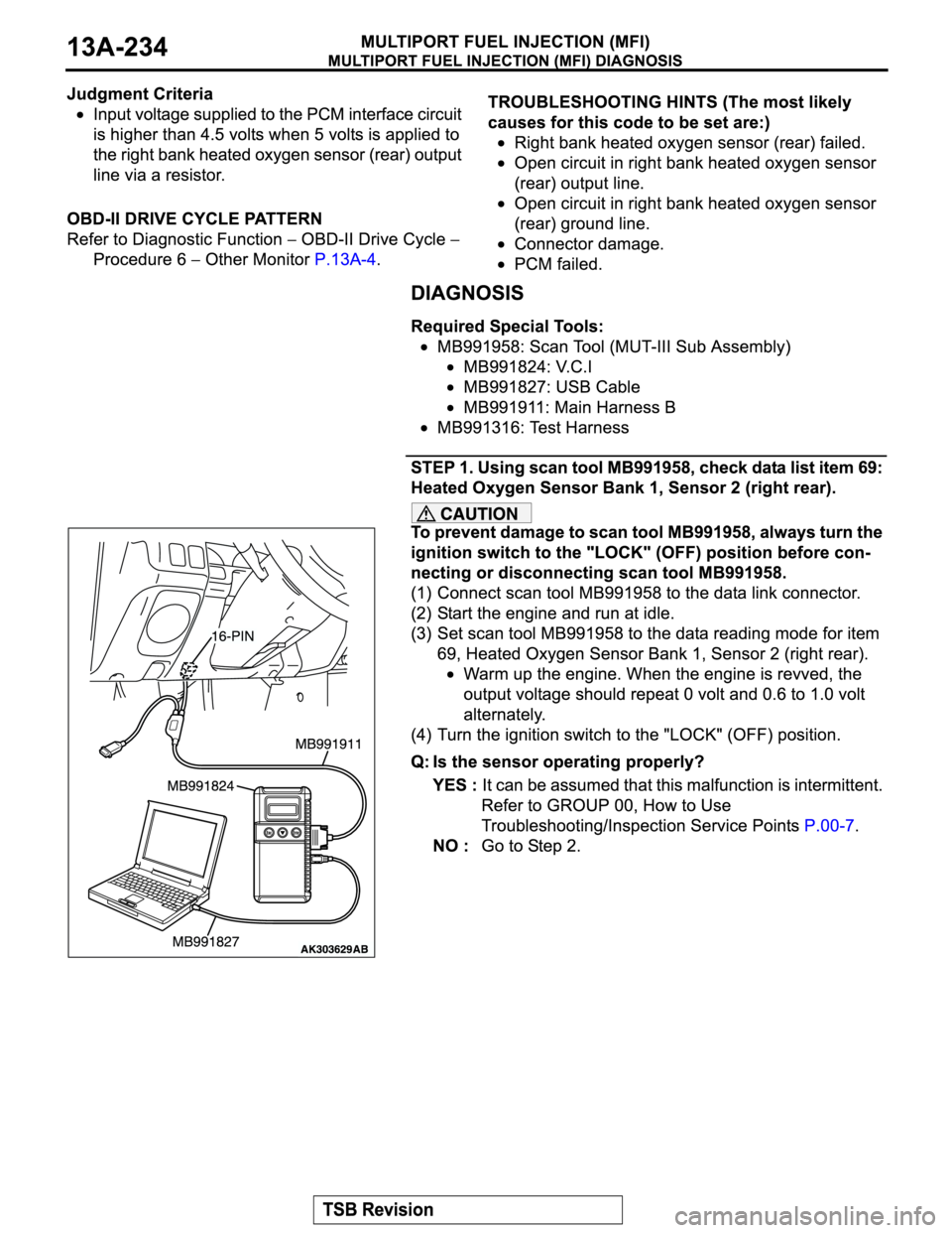 MITSUBISHI MONTERO SPORT 2004  Service Repair Manual 