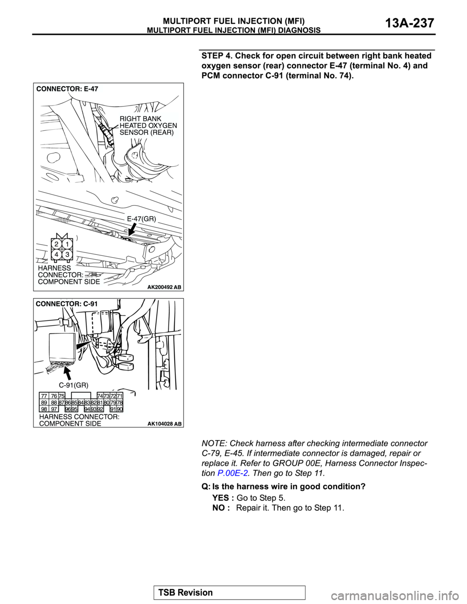 MITSUBISHI MONTERO SPORT 2004  Service Repair Manual 