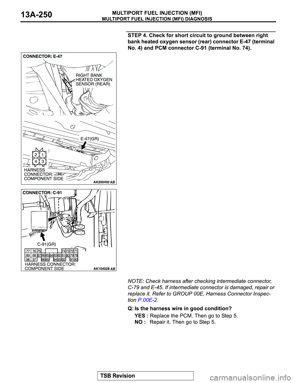MITSUBISHI MONTERO SPORT 2004  Service Repair Manual 