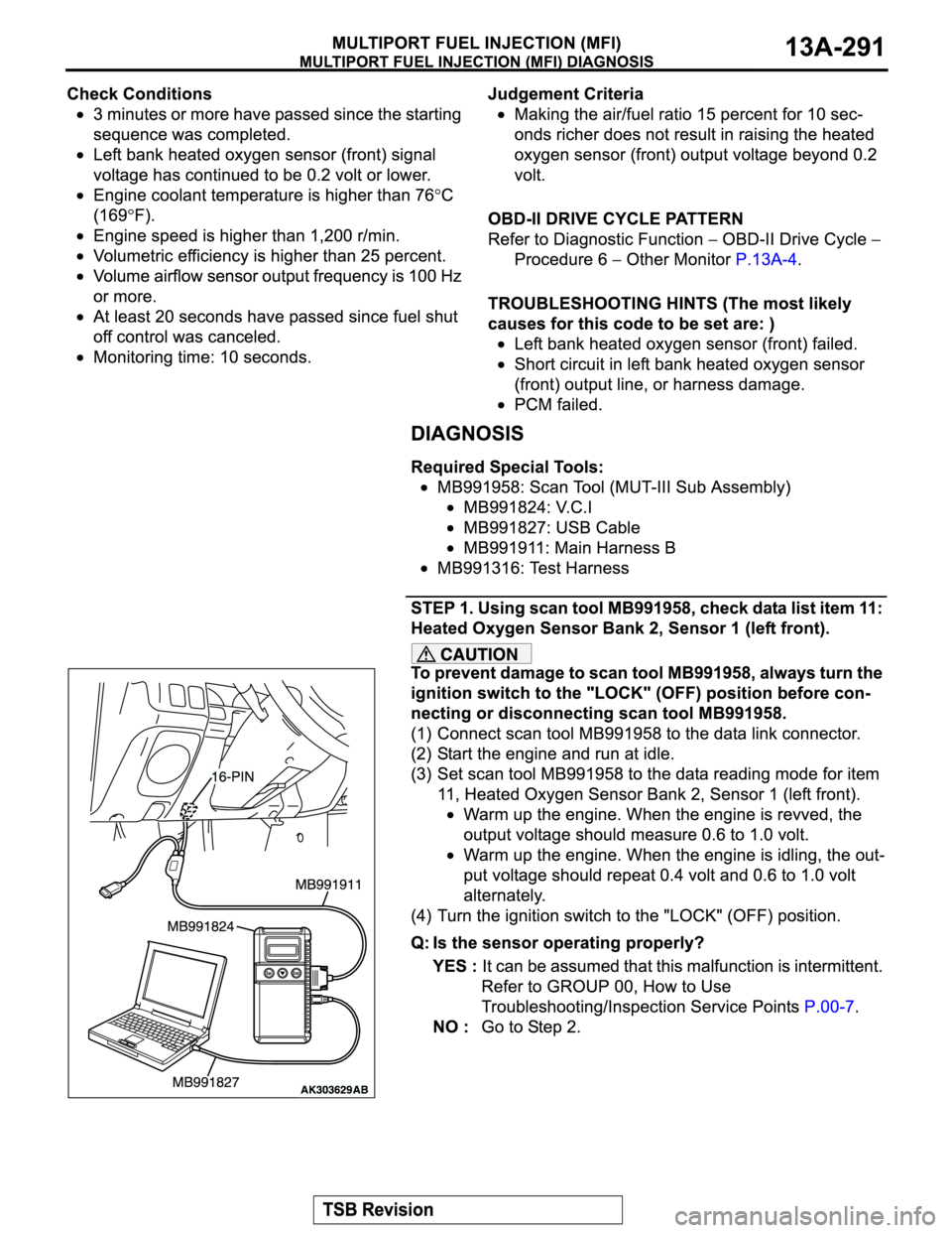 MITSUBISHI MONTERO SPORT 2004  Service Repair Manual 