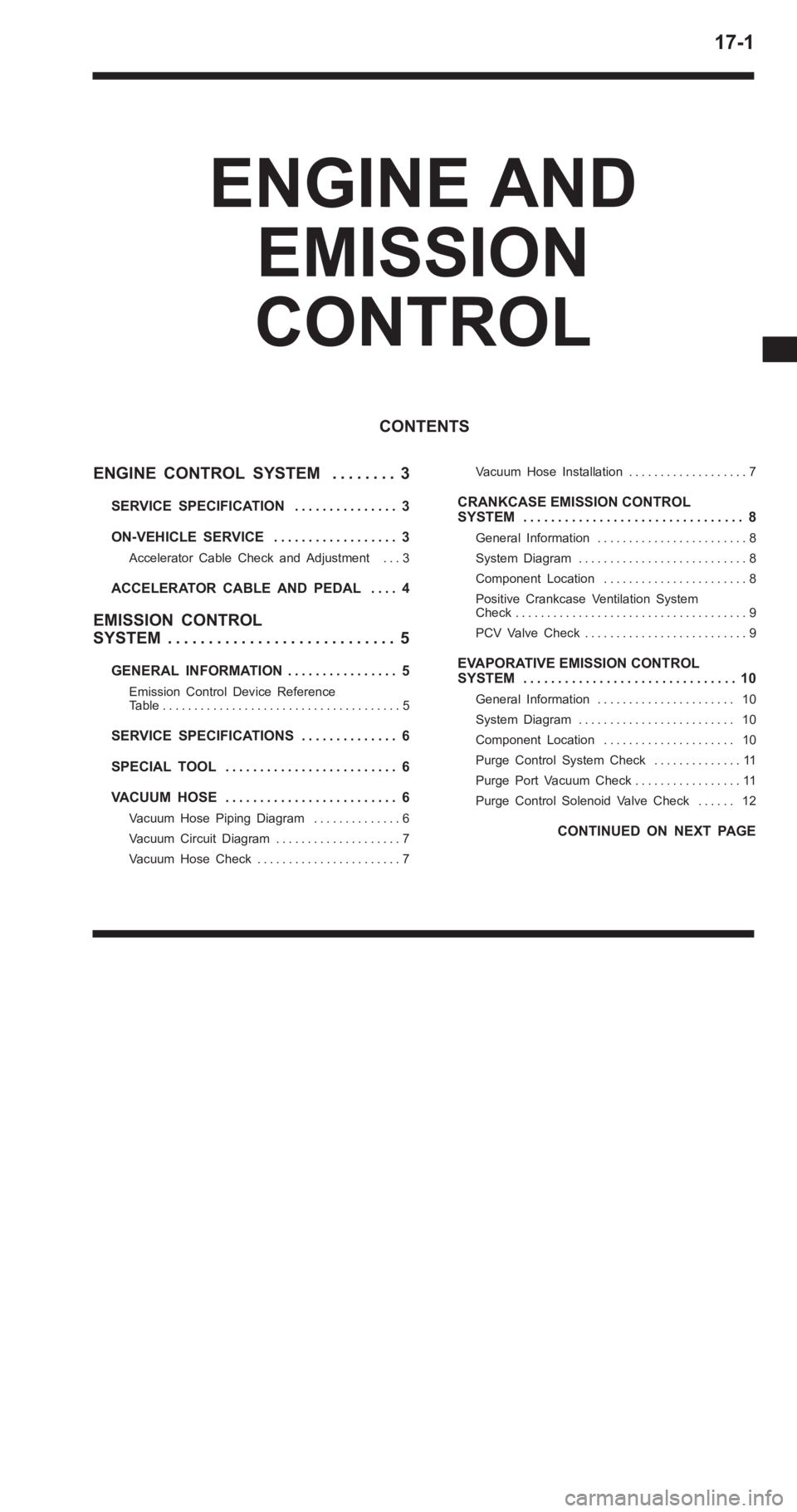 MITSUBISHI PAJERO PININ 2000  Workshop Manual 