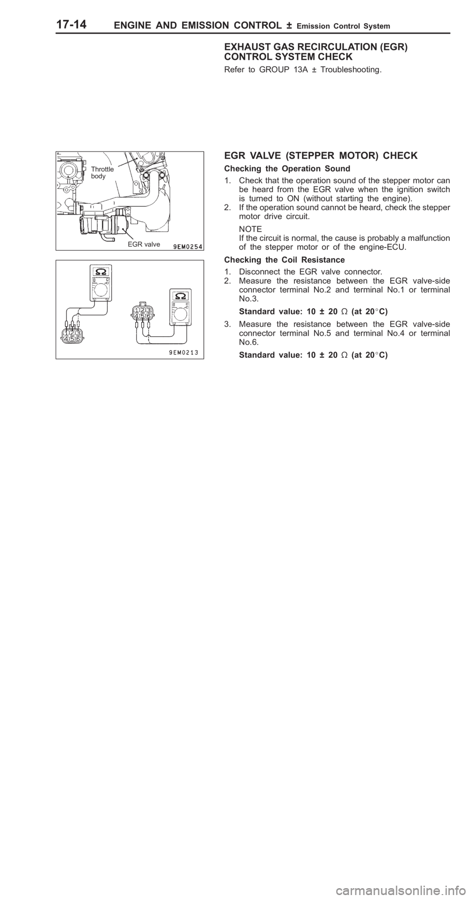 MITSUBISHI PAJERO PININ 2000  Workshop Manual 