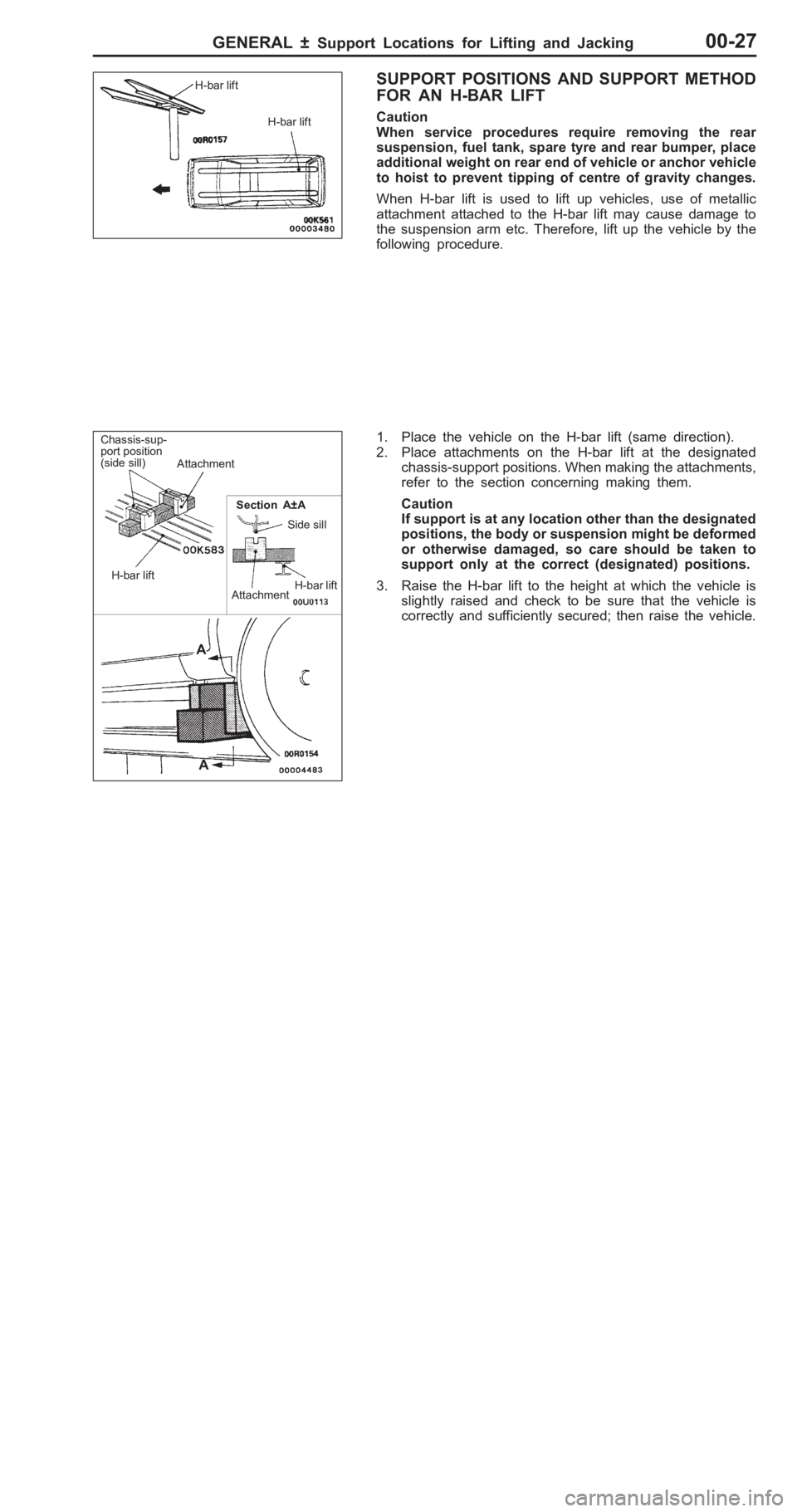 MITSUBISHI PAJERO PININ 2000 Owners Manual 