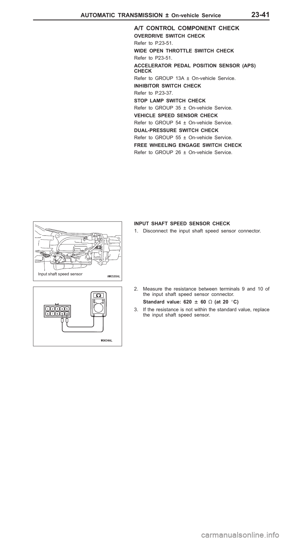 MITSUBISHI PAJERO PININ 2000  Workshop Manual 