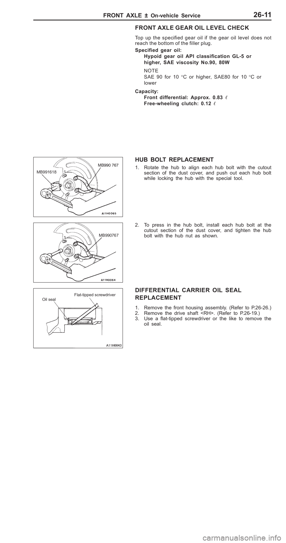 MITSUBISHI PAJERO PININ 2000  Workshop Manual �
�� ��6 ���
 �
���� ��� � ���� � �
�( ��� � � �� 