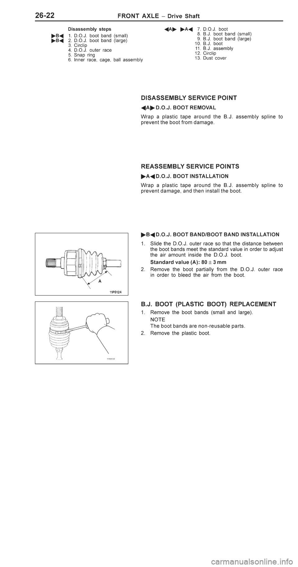 MITSUBISHI PAJERO PININ 2000  Workshop Manual 