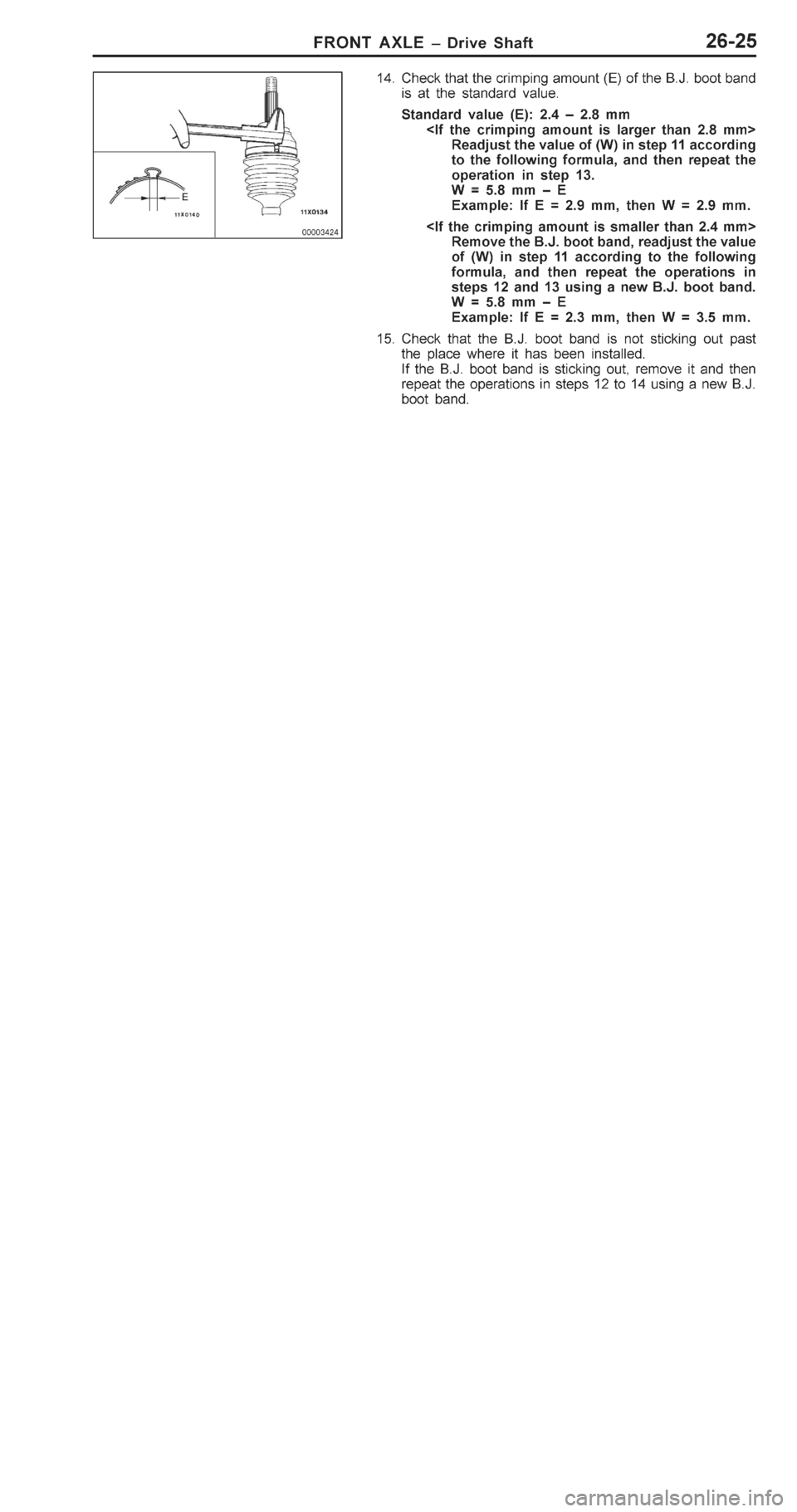 MITSUBISHI PAJERO PININ 2000  Workshop Manual 