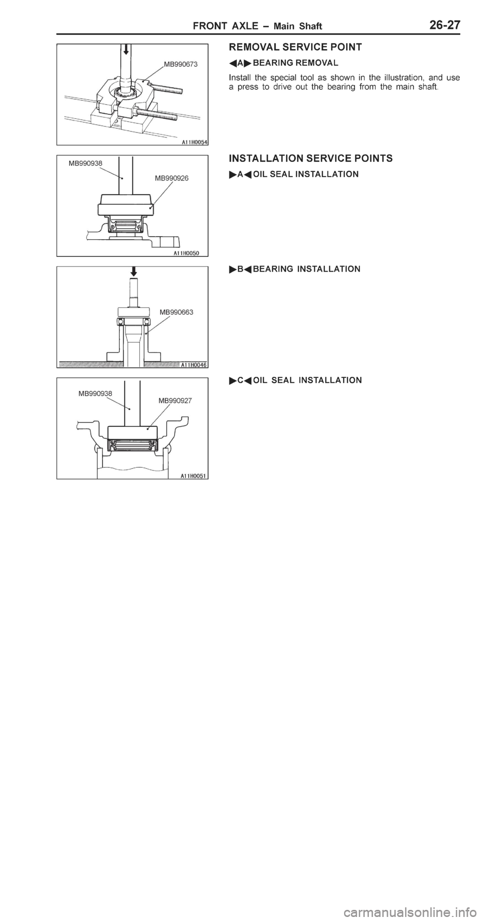 MITSUBISHI PAJERO PININ 2000  Workshop Manual �
�0�3�3�+�3�8�A
��0�3�3�+�3�5�7 �
�0�3�3�+�7�7�8 �
�0�3�3�+�3�5�@
�
�0�3�3�+�3�8�A 