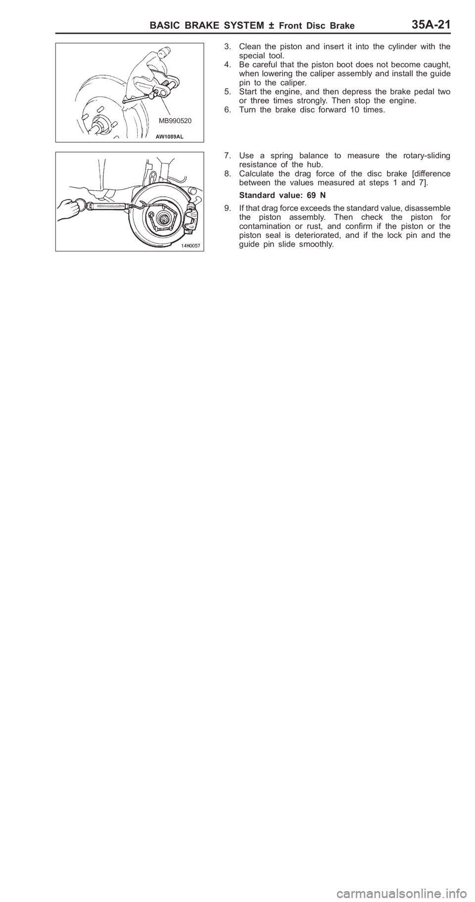 MITSUBISHI PAJERO PININ 2000  Workshop Manual 
