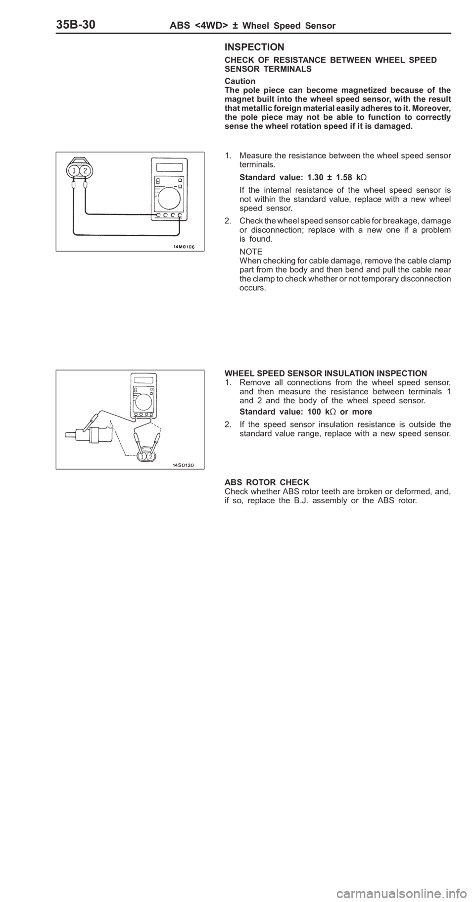 MITSUBISHI PAJERO PININ 2000  Workshop Manual 