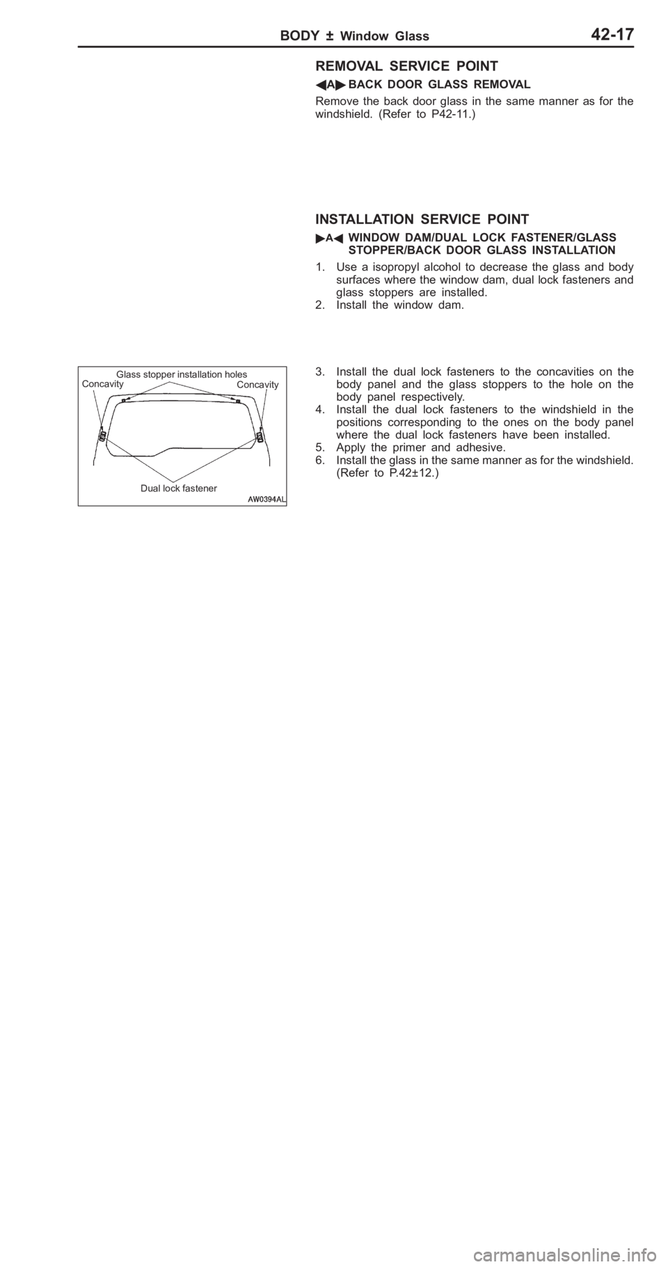 MITSUBISHI PAJERO PININ 2000  Workshop Manual 