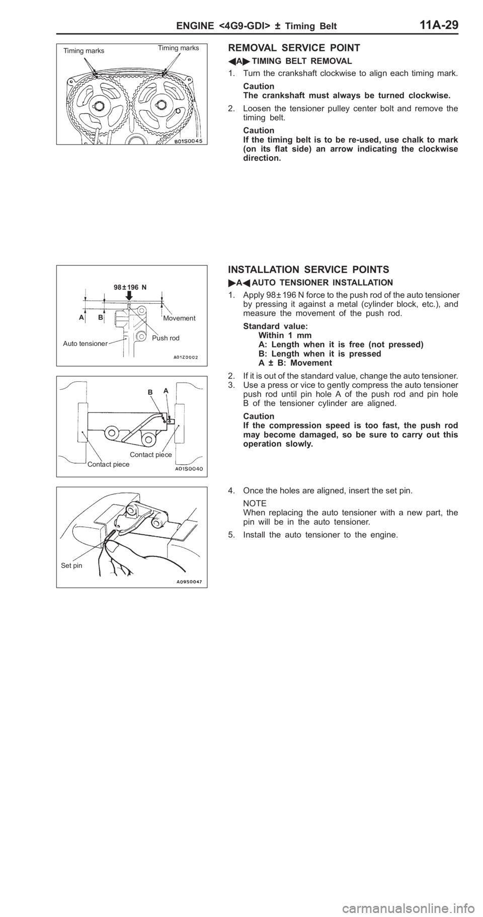 MITSUBISHI PAJERO PININ 2000 Repair Manual 