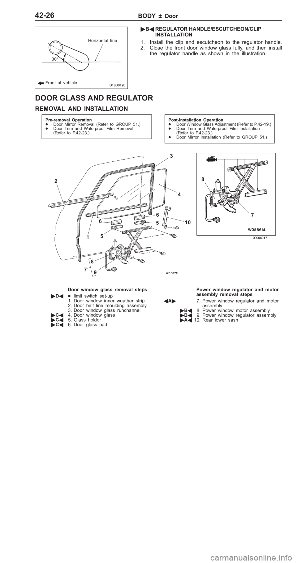 MITSUBISHI PAJERO PININ 2000  Workshop Manual 