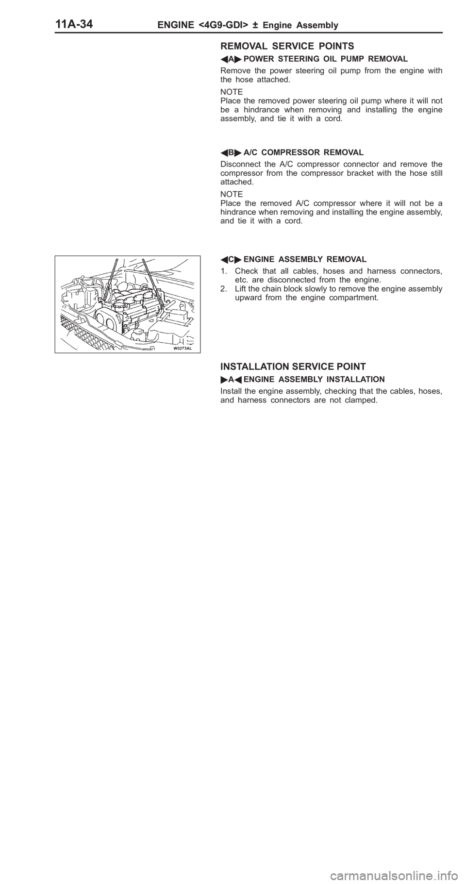 MITSUBISHI PAJERO PININ 2000 Repair Manual 