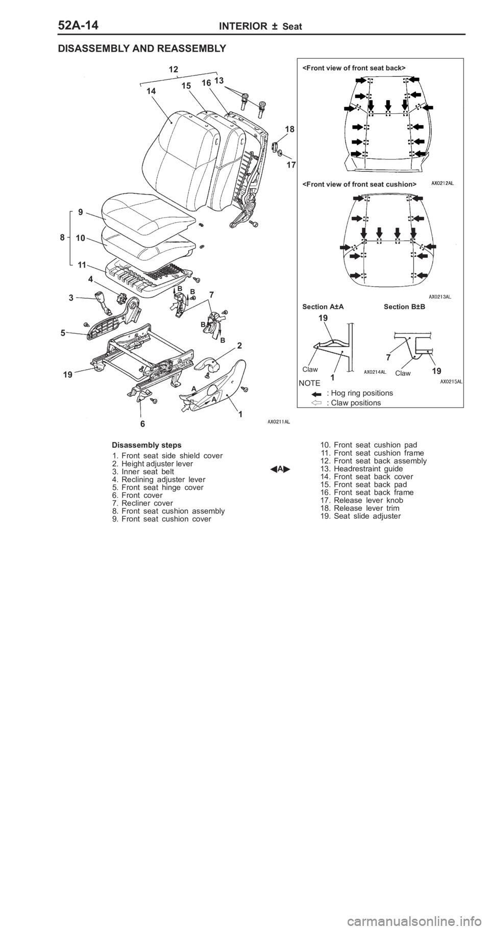 MITSUBISHI PAJERO PININ 2000  Workshop Manual 