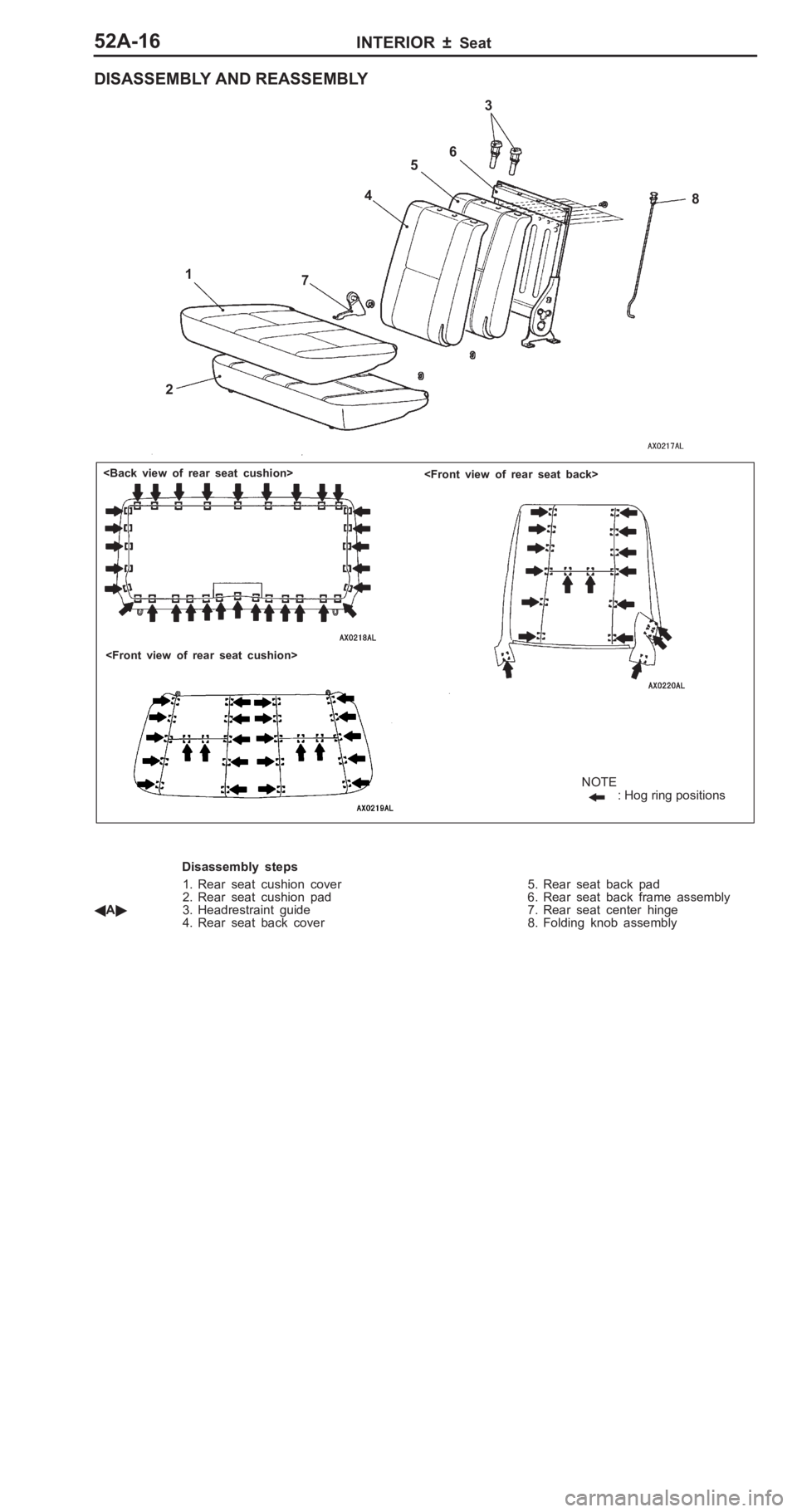 MITSUBISHI PAJERO PININ 2000  Workshop Manual 
