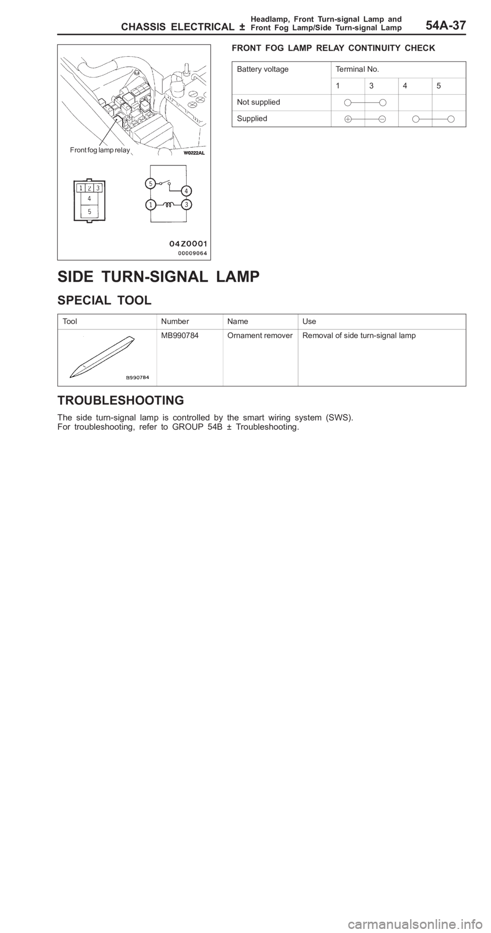 MITSUBISHI PAJERO PININ 2000  Workshop Manual �
� �� ��
 ��� �# �� �, �8 �? �4
�#
��� � � �
�
��� � �-
��
�
��� � �#
�� ��� �#
�� � �
�� �
�0�3�3�+�@�A�? �(
��
 �� ��
�� � � � ��� � �)
�� ��� 