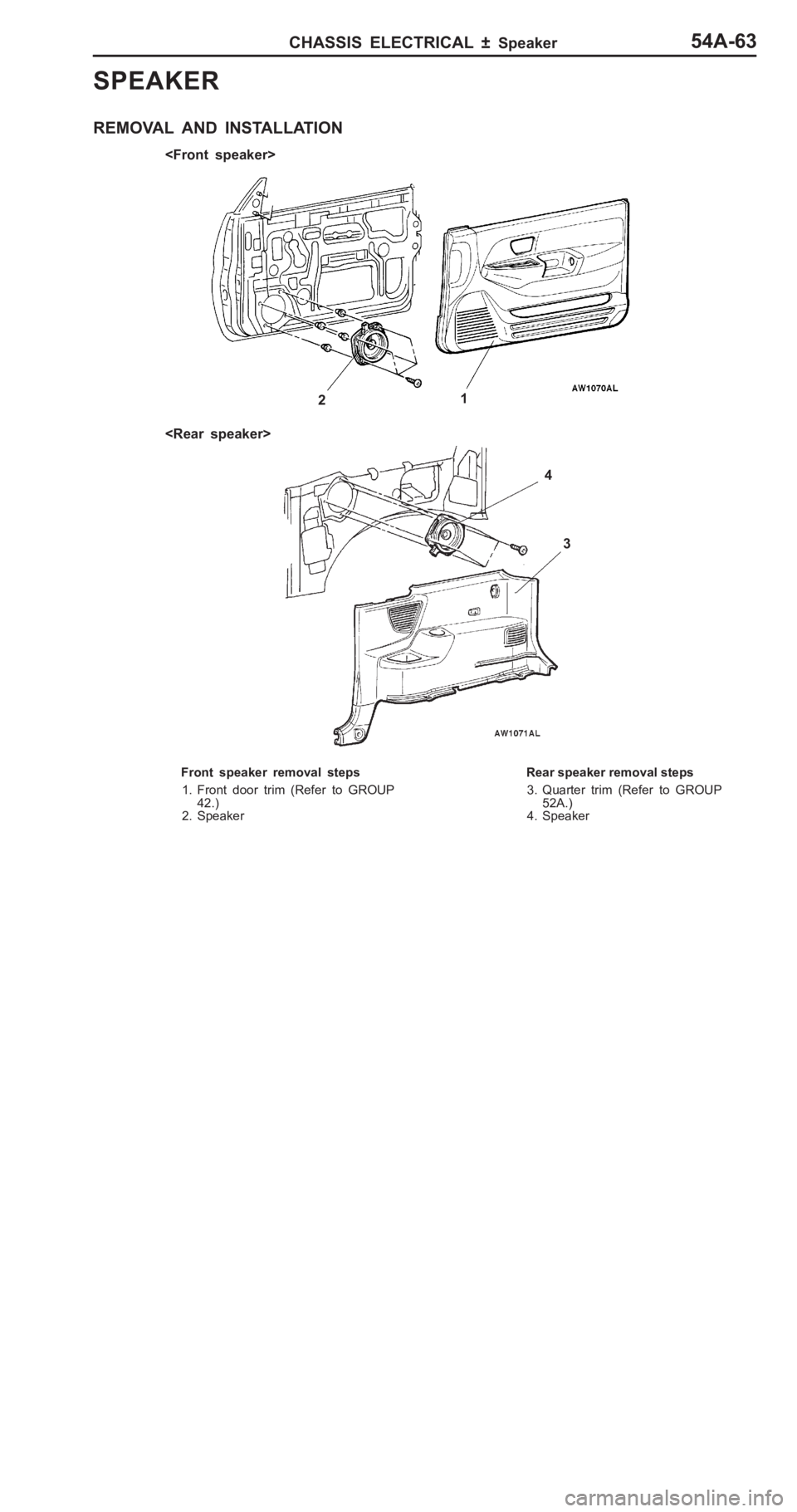 MITSUBISHI PAJERO PININ 2000  Workshop Manual 