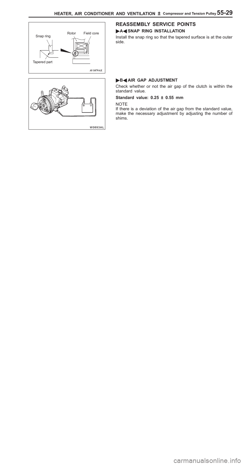 MITSUBISHI PAJERO PININ 2000  Workshop Manual 