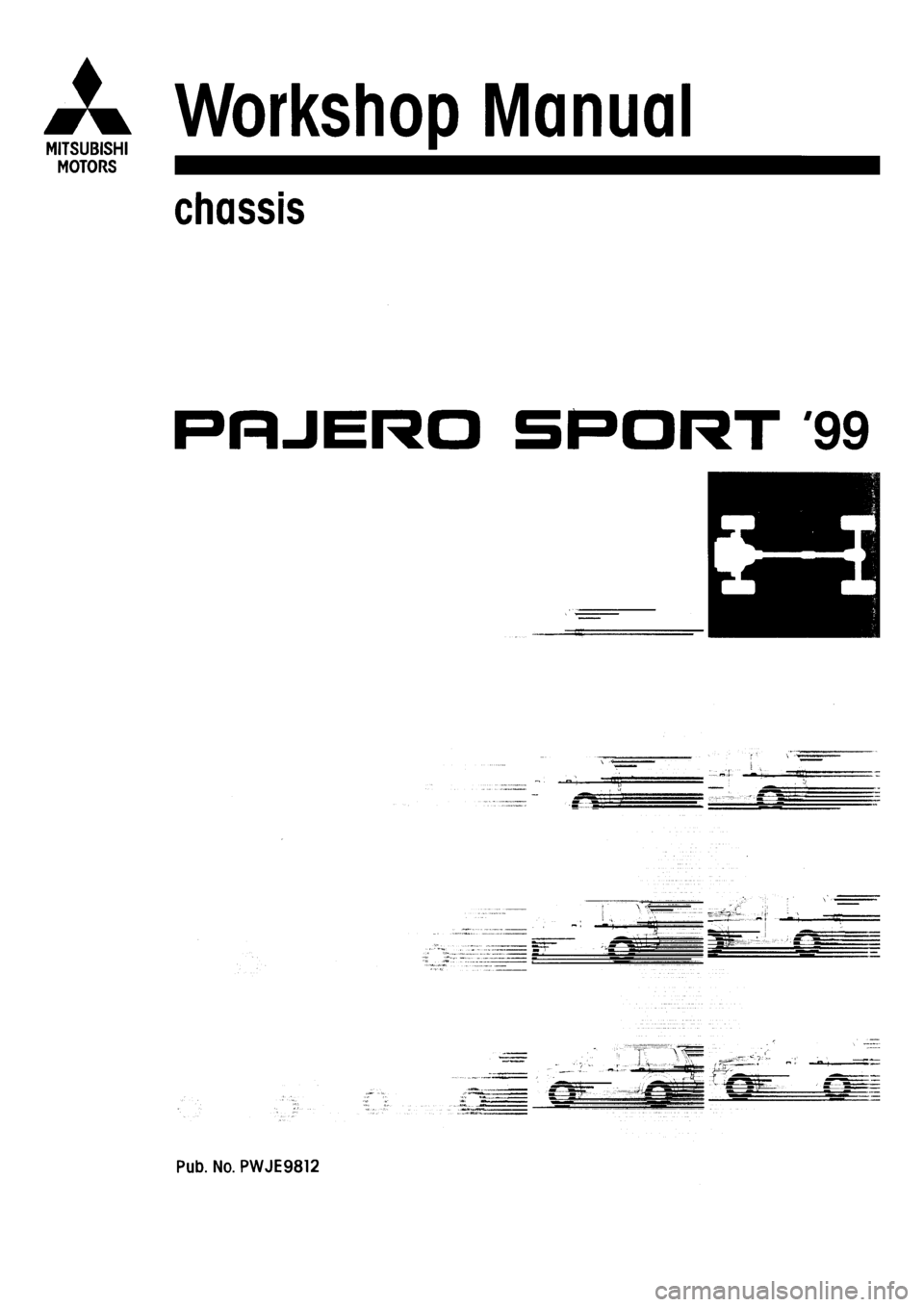 MITSUBISHI PAJERO SPORT 1999  Workshop Manual 