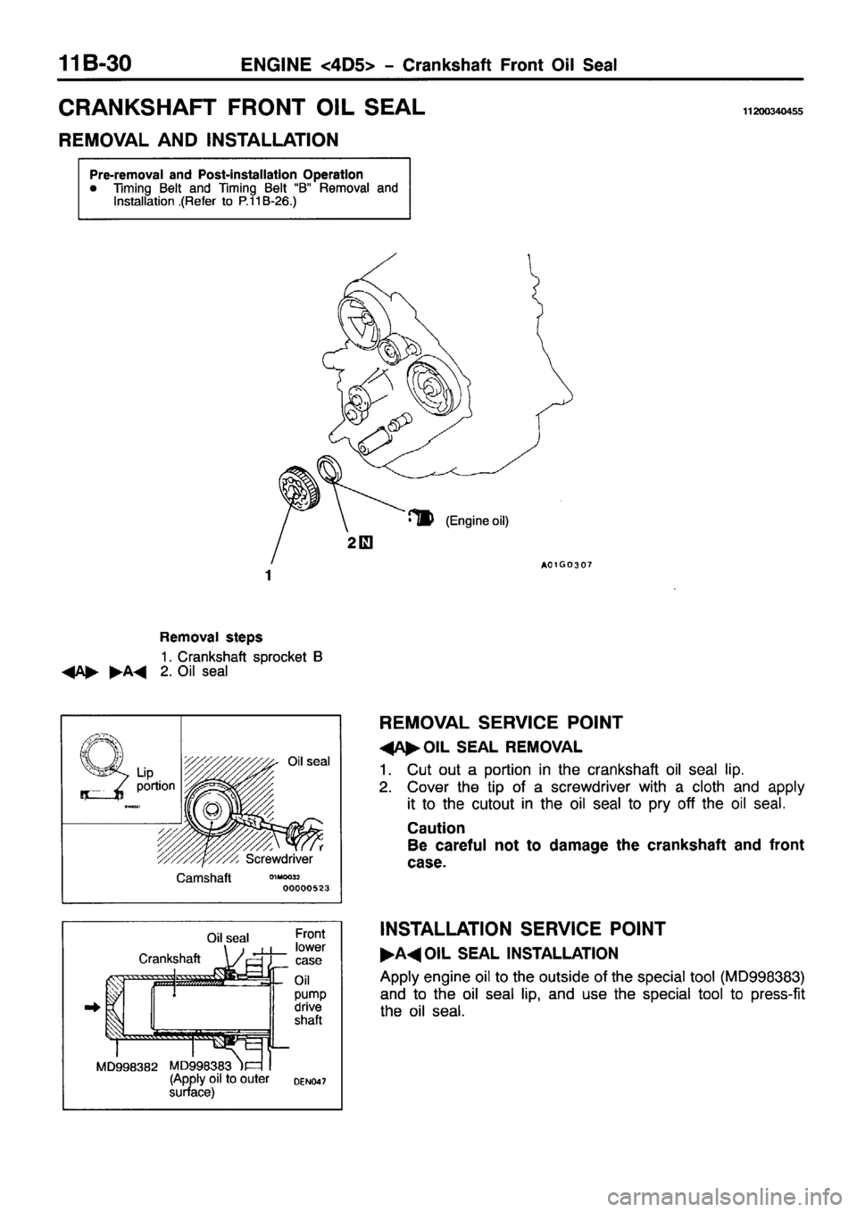 MITSUBISHI PAJERO SPORT 1999 Workshop Manual MITSUBISHI PAJERO SPORT 1999 Workshop Manual