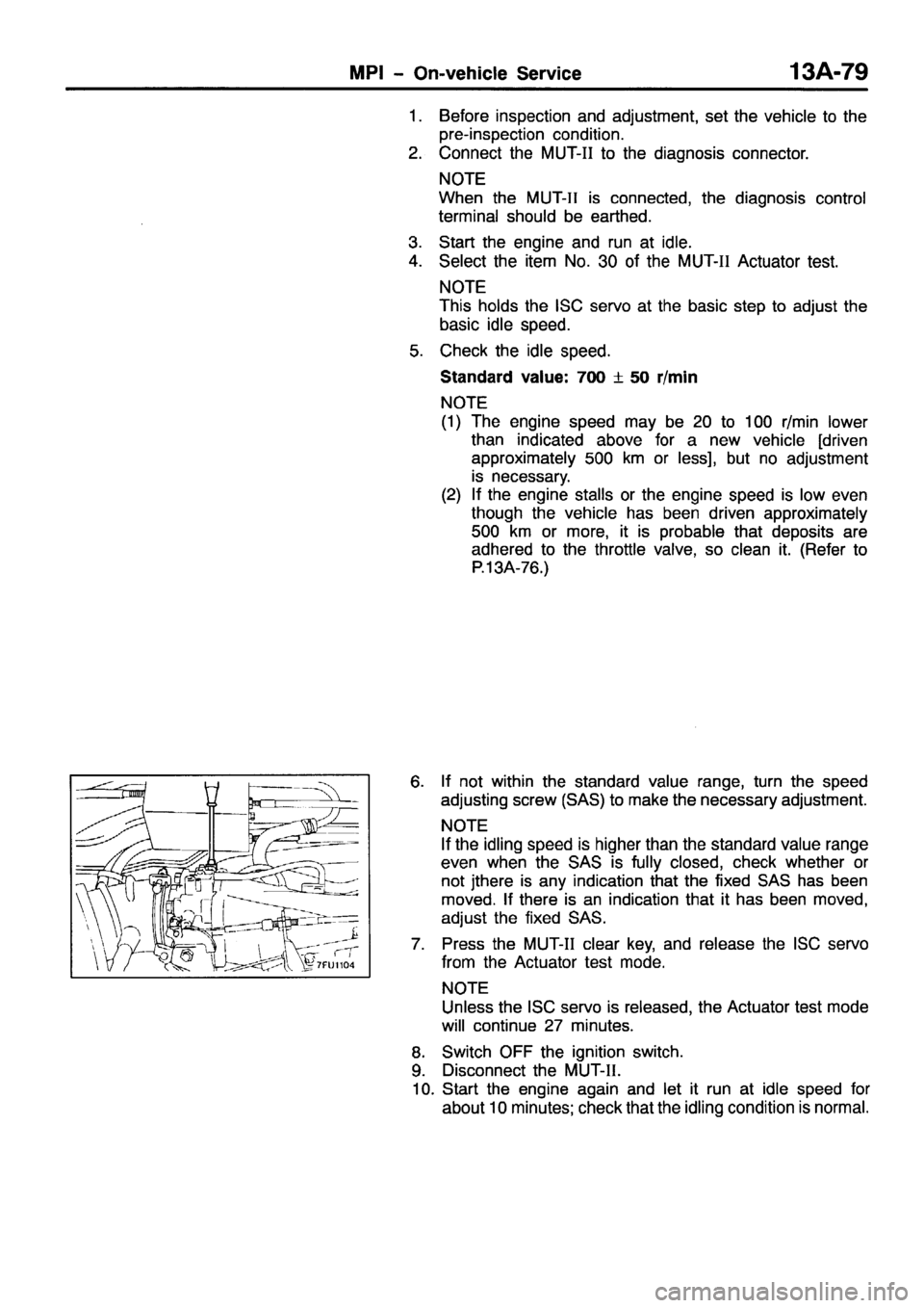 MITSUBISHI PAJERO SPORT 1999 Workshop Manual MITSUBISHI PAJERO SPORT 1999 Workshop Manual