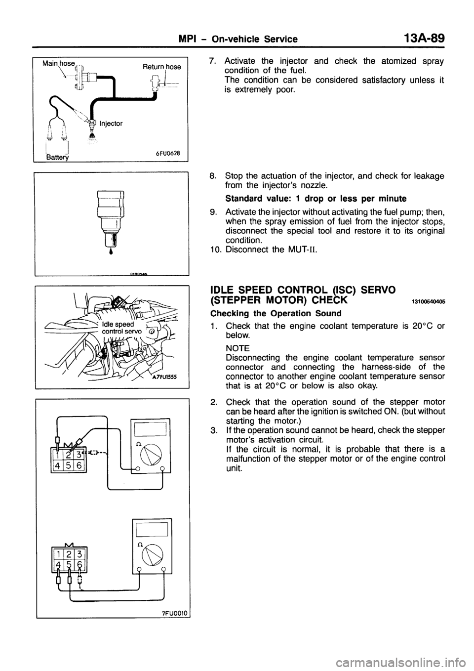 MITSUBISHI PAJERO SPORT 1999  Workshop Manual 