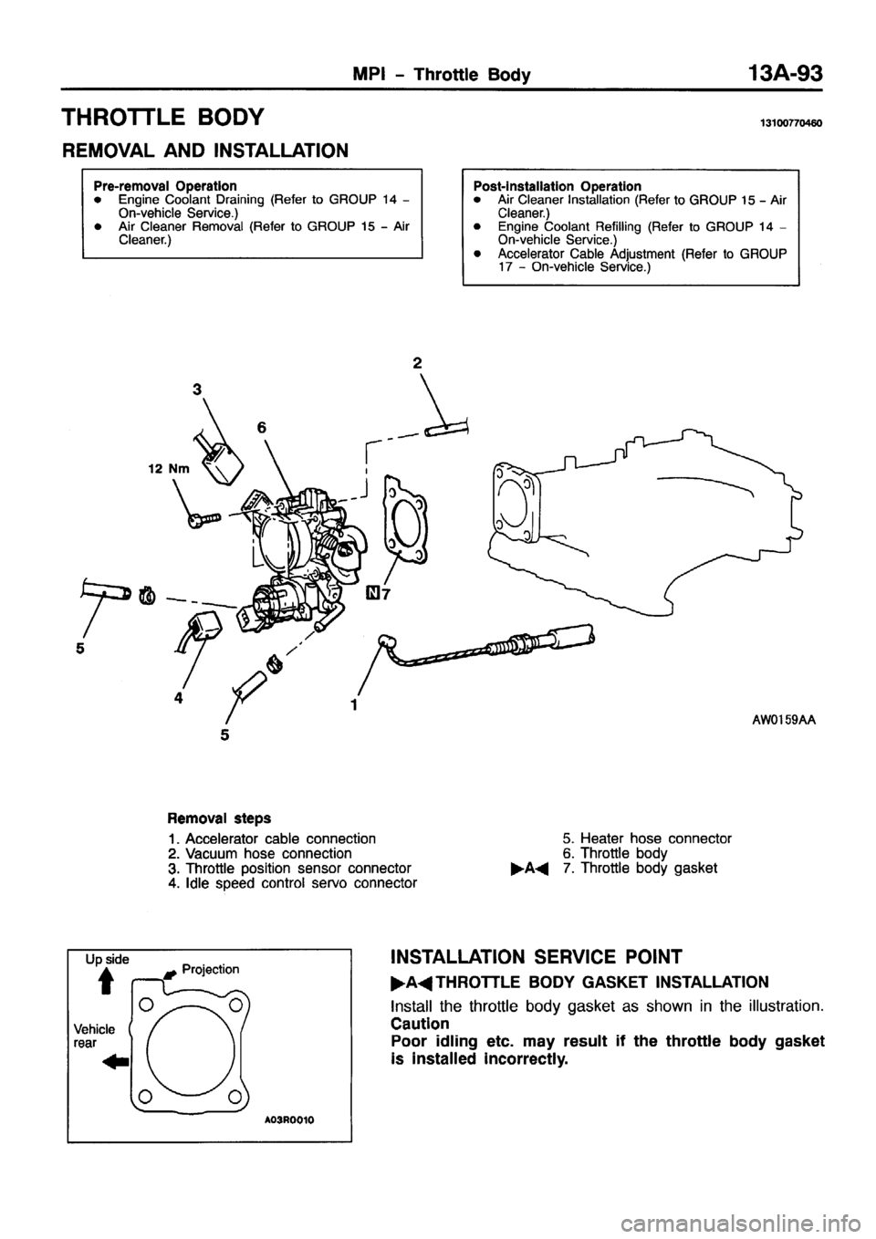 MITSUBISHI PAJERO SPORT 1999  Workshop Manual 