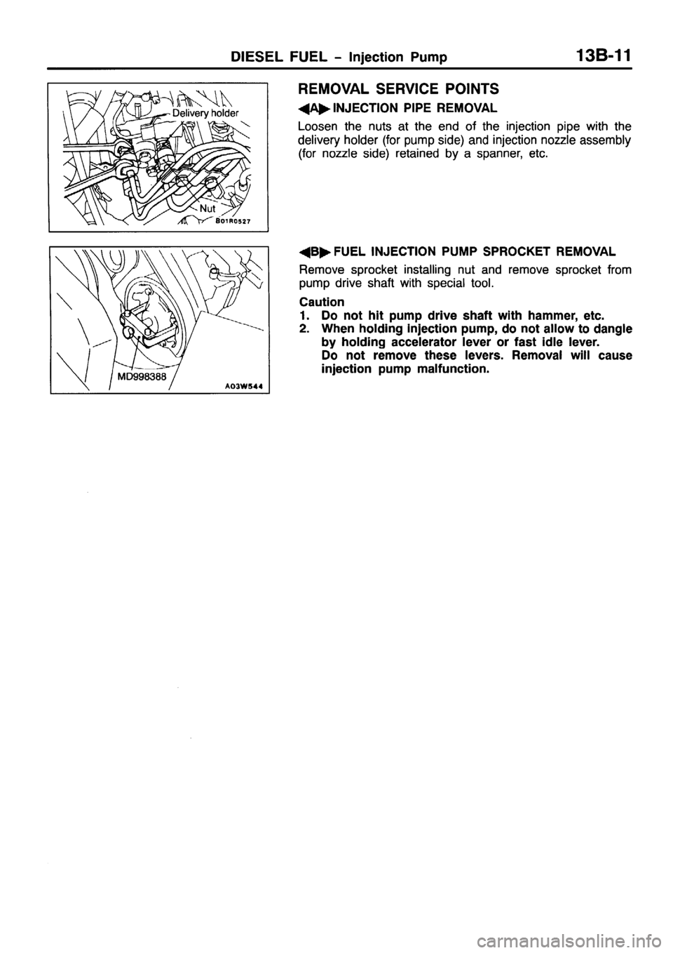 MITSUBISHI PAJERO SPORT 1999 Workshop Manual MITSUBISHI PAJERO SPORT 1999 Workshop Manual