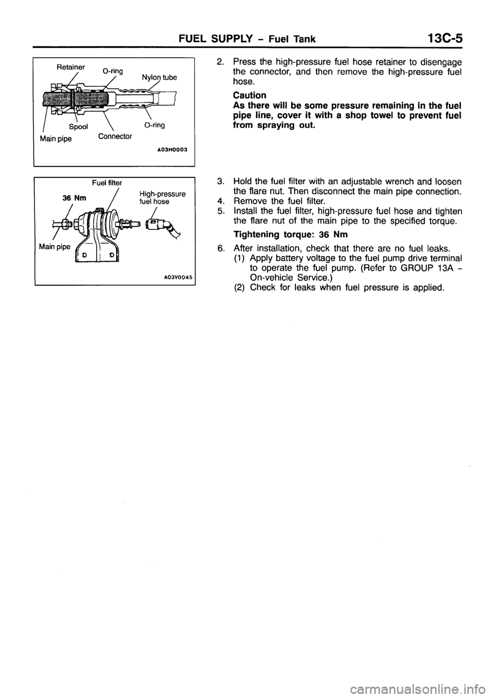MITSUBISHI PAJERO SPORT 1999 Workshop Manual MITSUBISHI PAJERO SPORT 1999 Workshop Manual