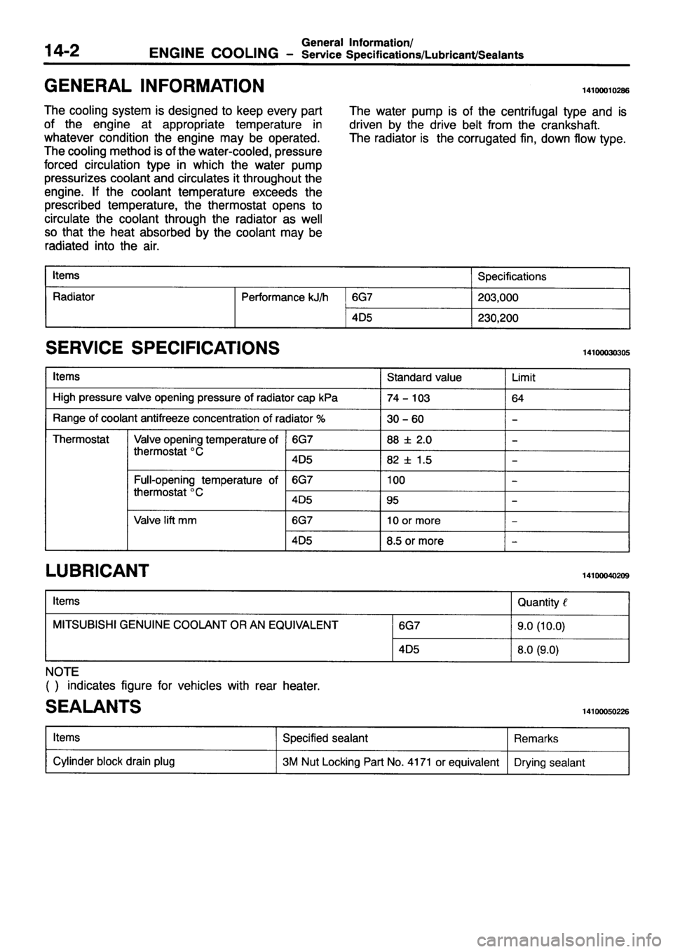 MITSUBISHI PAJERO SPORT 1999 Workshop Manual MITSUBISHI PAJERO SPORT 1999 Workshop Manual