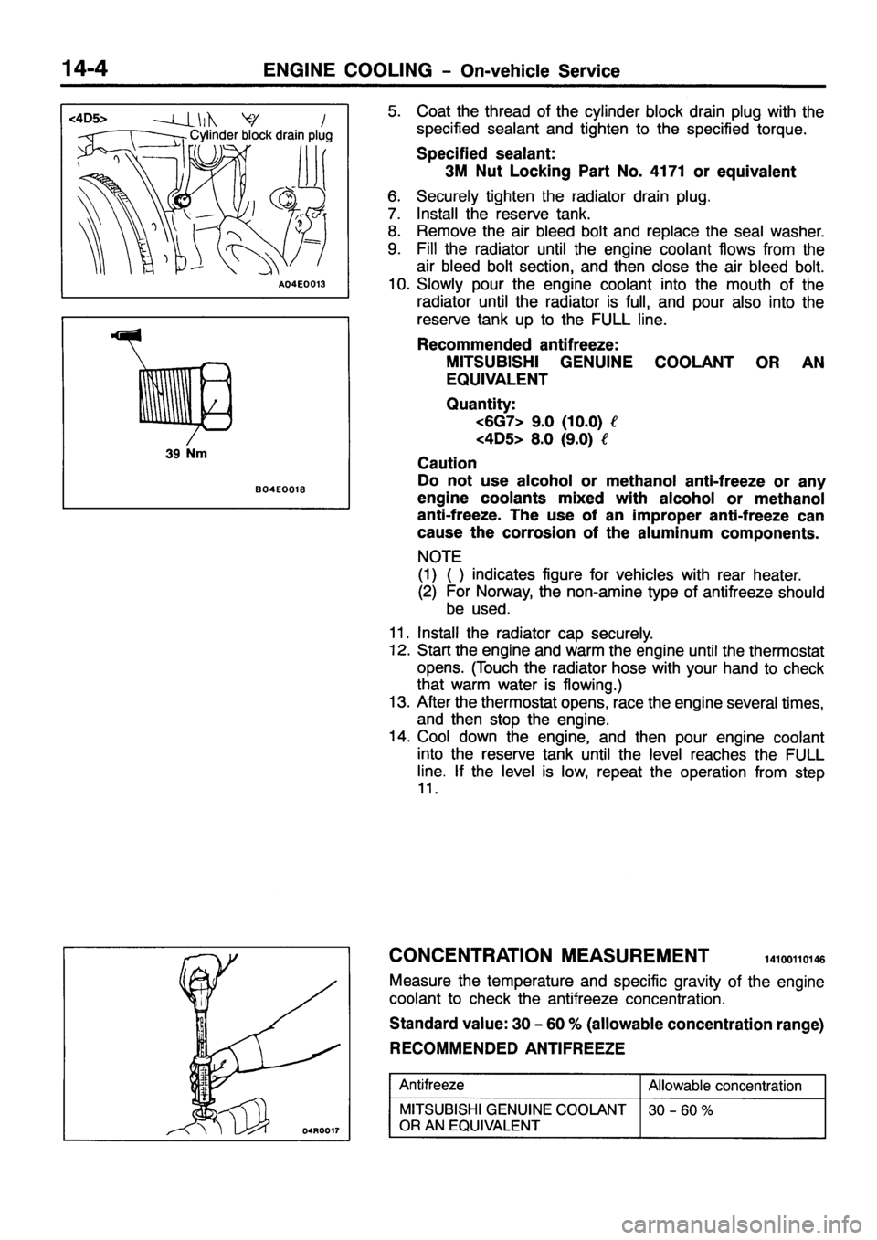 MITSUBISHI PAJERO SPORT 1999 Workshop Manual MITSUBISHI PAJERO SPORT 1999 Workshop Manual