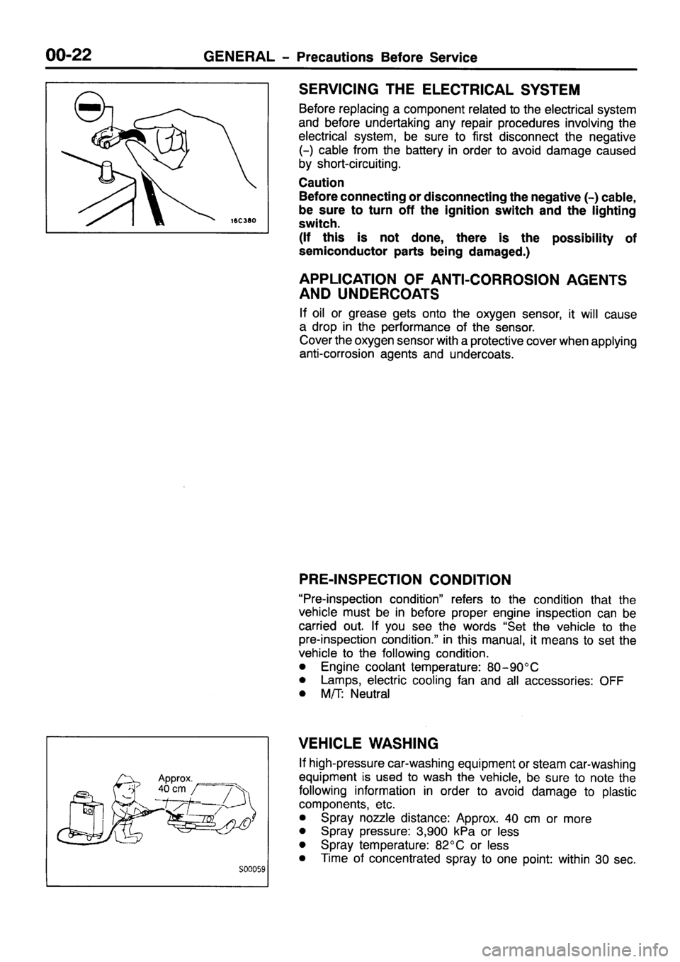 MITSUBISHI PAJERO SPORT 1999 Owners Manual 