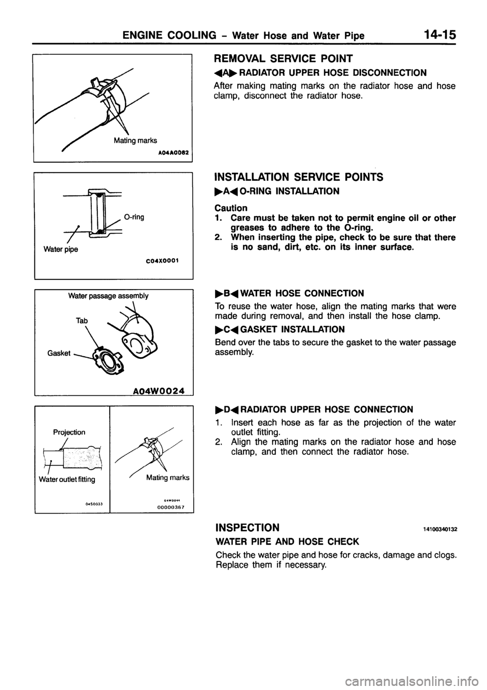 MITSUBISHI PAJERO SPORT 1999 Workshop Manual MITSUBISHI PAJERO SPORT 1999 Workshop Manual