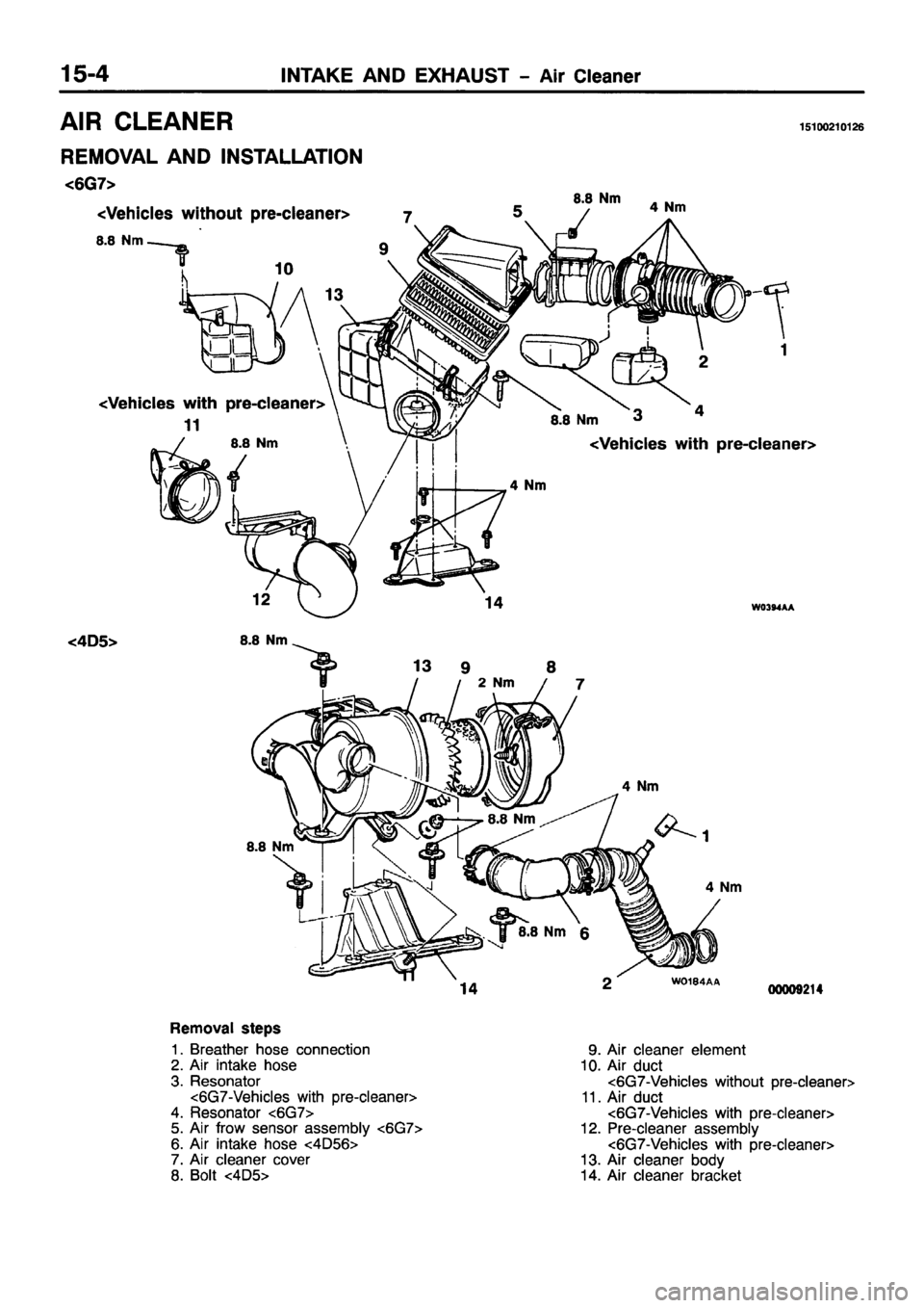 MITSUBISHI PAJERO SPORT 1999 Workshop Manual MITSUBISHI PAJERO SPORT 1999 Workshop Manual