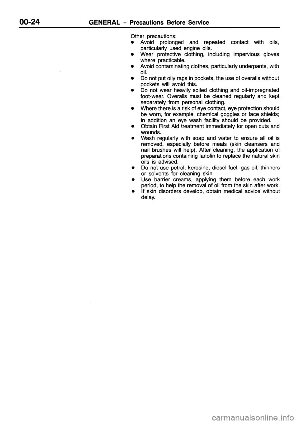 MITSUBISHI PAJERO SPORT 1999 Owners Manual 