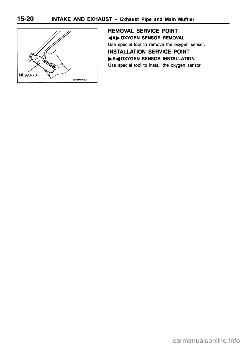 MITSUBISHI PAJERO SPORT 1999 Workshop Manual MITSUBISHI PAJERO SPORT 1999 Workshop Manual
