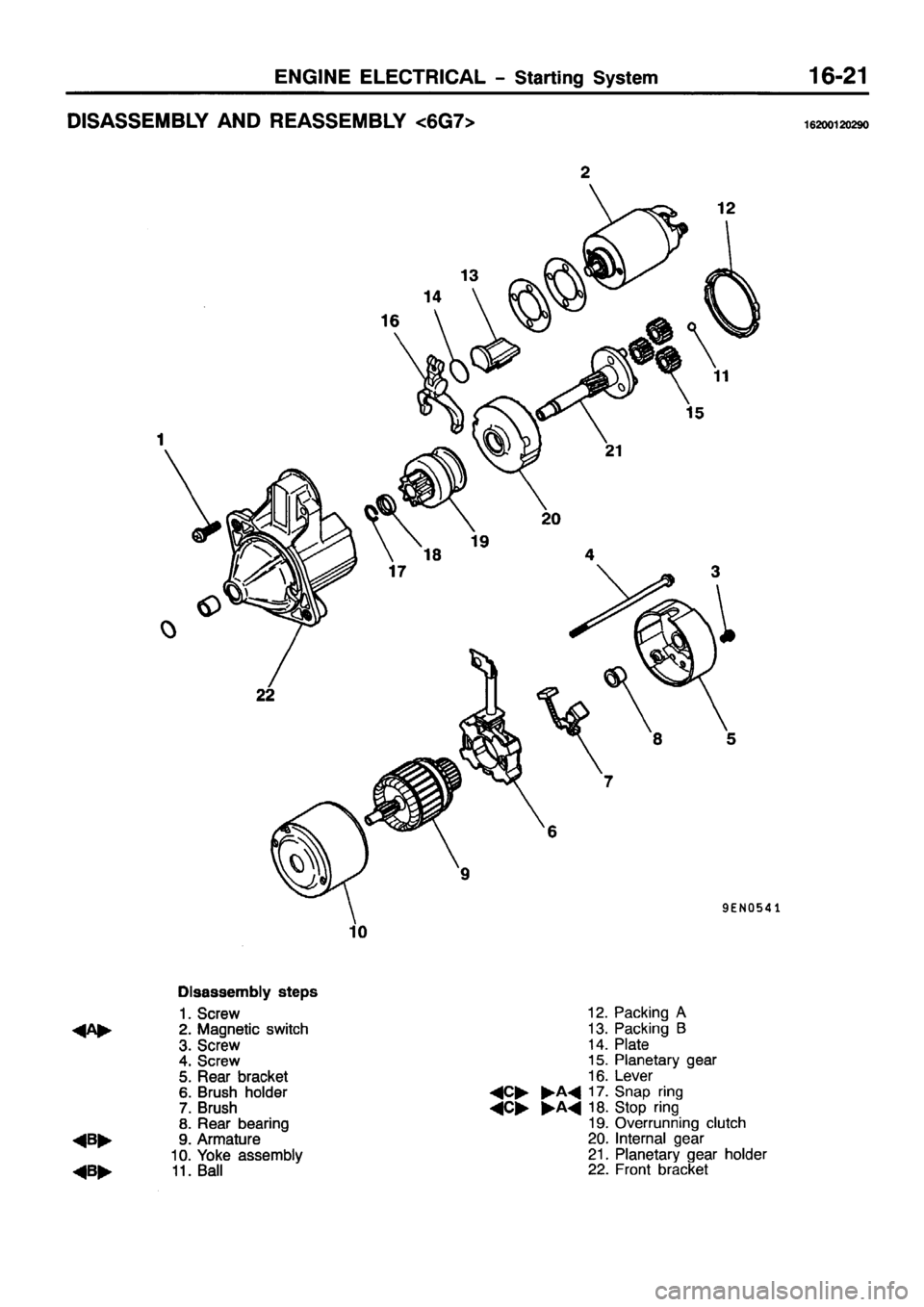 MITSUBISHI PAJERO SPORT 1999 Workshop Manual MITSUBISHI PAJERO SPORT 1999 Workshop Manual