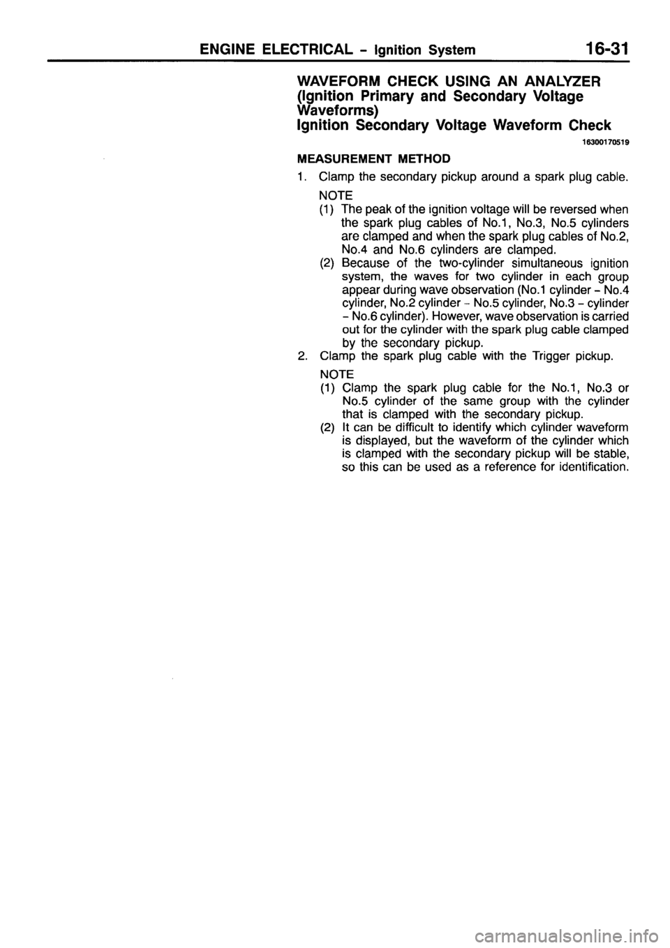 MITSUBISHI PAJERO SPORT 1999 Workshop Manual MITSUBISHI PAJERO SPORT 1999 Workshop Manual