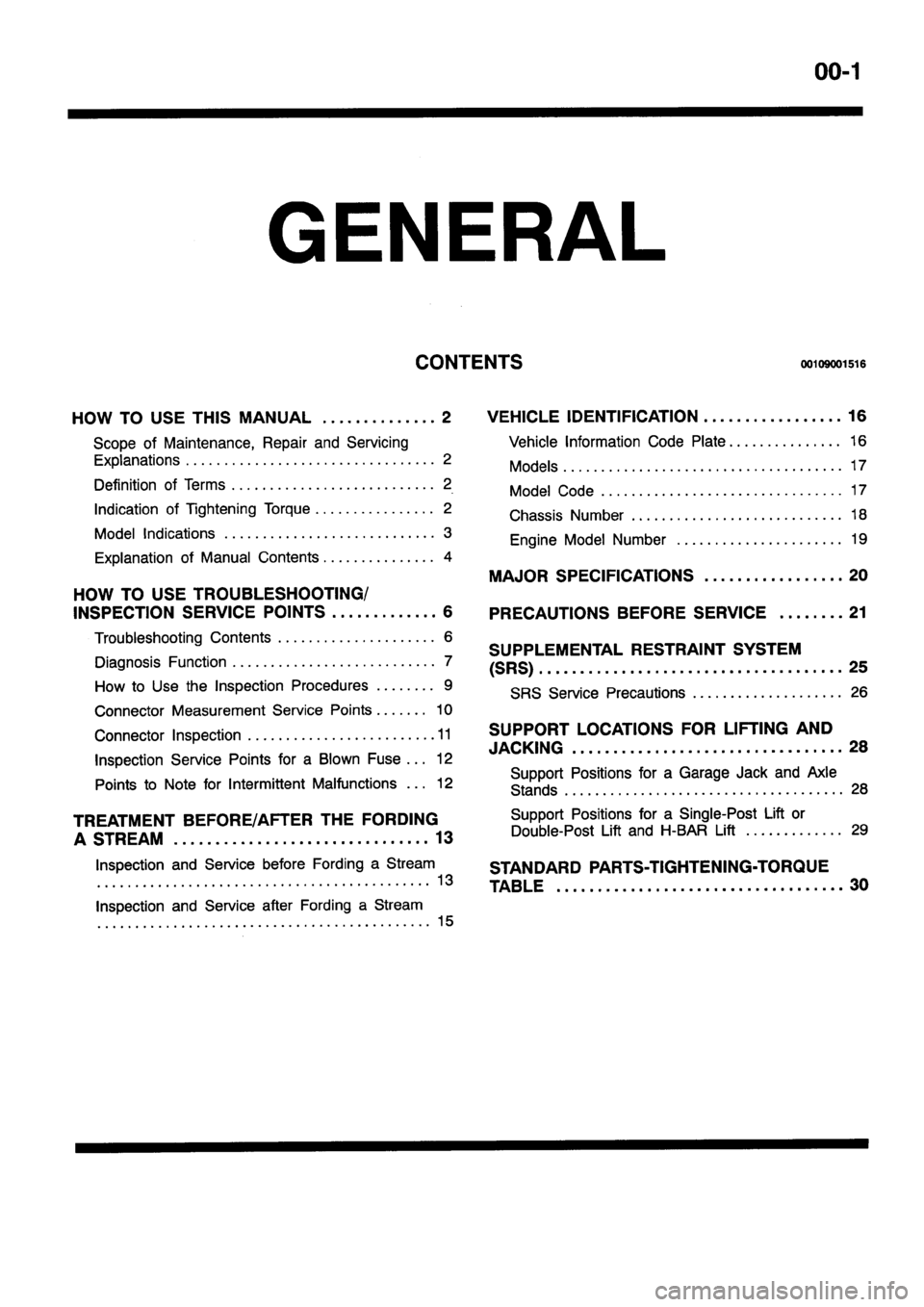 MITSUBISHI PAJERO SPORT 1999 Workshop Manual MITSUBISHI PAJERO SPORT 1999 Workshop Manual