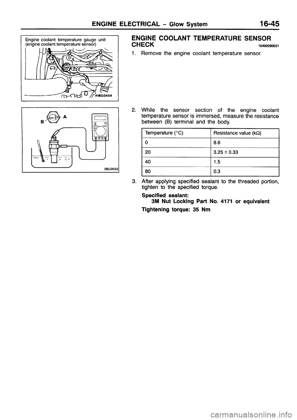 MITSUBISHI PAJERO SPORT 1999 Workshop Manual MITSUBISHI PAJERO SPORT 1999 Workshop Manual