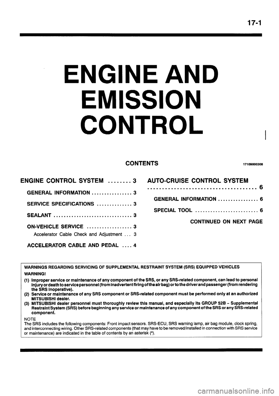 MITSUBISHI PAJERO SPORT 1999 Workshop Manual MITSUBISHI PAJERO SPORT 1999 Workshop Manual