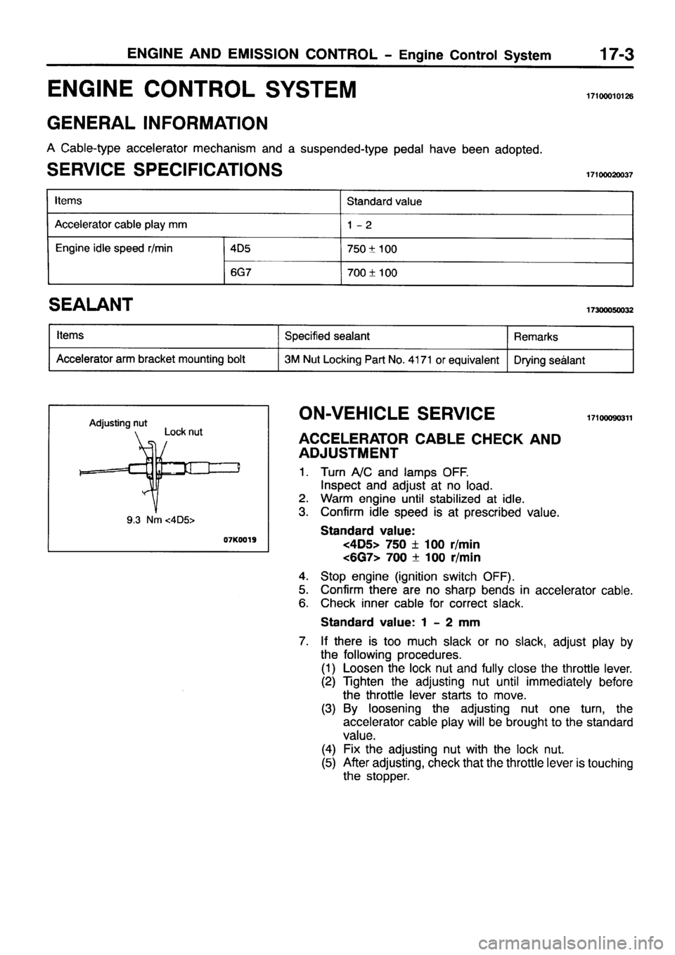 MITSUBISHI PAJERO SPORT 1999 Workshop Manual MITSUBISHI PAJERO SPORT 1999 Workshop Manual